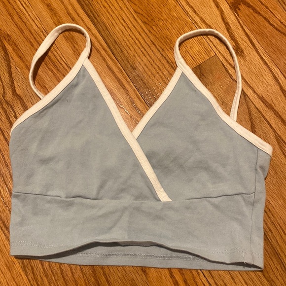 PacSun Tops - Blue and White Top